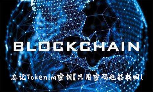 忘记Tokenim密钥？只用密码也能找回！