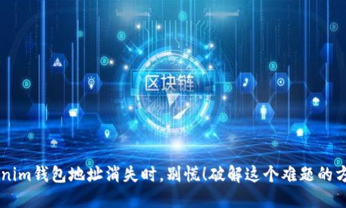 当你的Tokenim钱包地址消失时,别慌!破解这个难题的方法就在这里