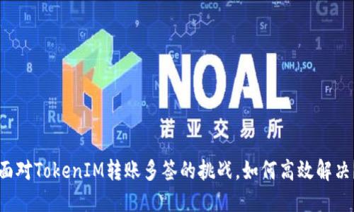面对TokenIM转账多签的挑战,如何高效解决?
