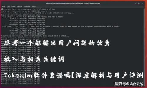 思考一个能解决用户问题的优秀

放入与相关关键词

Tokenim软件靠谱吗？深度解析与用户评测